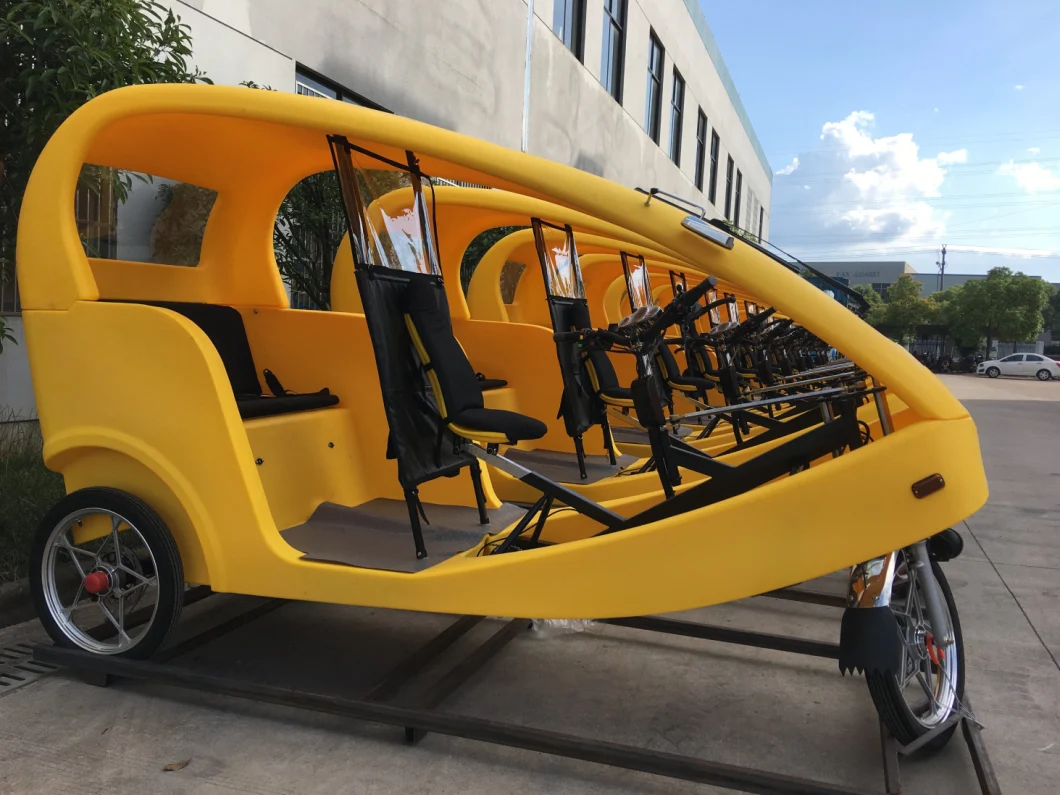 Jobo Touring Tricycle Rickshaw for Passenger, Electric Pedicab, Advertising Velo Taxi