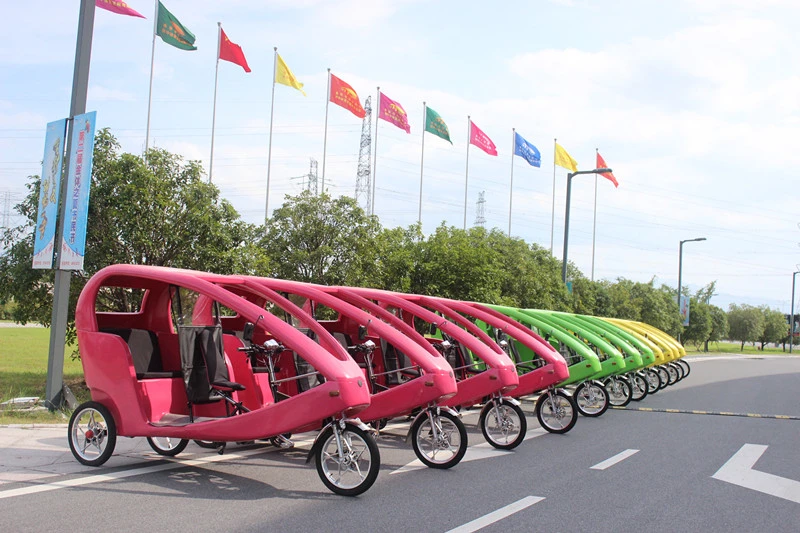 Jobo Touring Tricycle Rickshaw for Passenger, Electric Pedicab, Advertising Velo Taxi